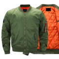 Winter Padding Men Twill Pilot Flight Jacket Fly Bomber Jacket